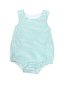 Light Green Boys Stripe Bubble - Flower Power from Anderson Parker