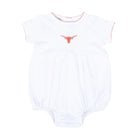 Lil' Longhorn Orange Emb S/S Boy Bubble from Anderson Parker