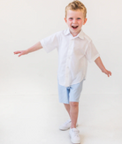 Linen Camp Shirt & Seersucker Shorts Set from Anderson Parker