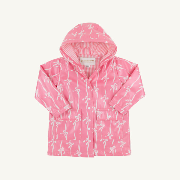 Liquid Sunshine Slicker - Bell Court Bows (Hamtpons Hot Pink)/Hamptons Hot Pink Stripe from Anderson Parker