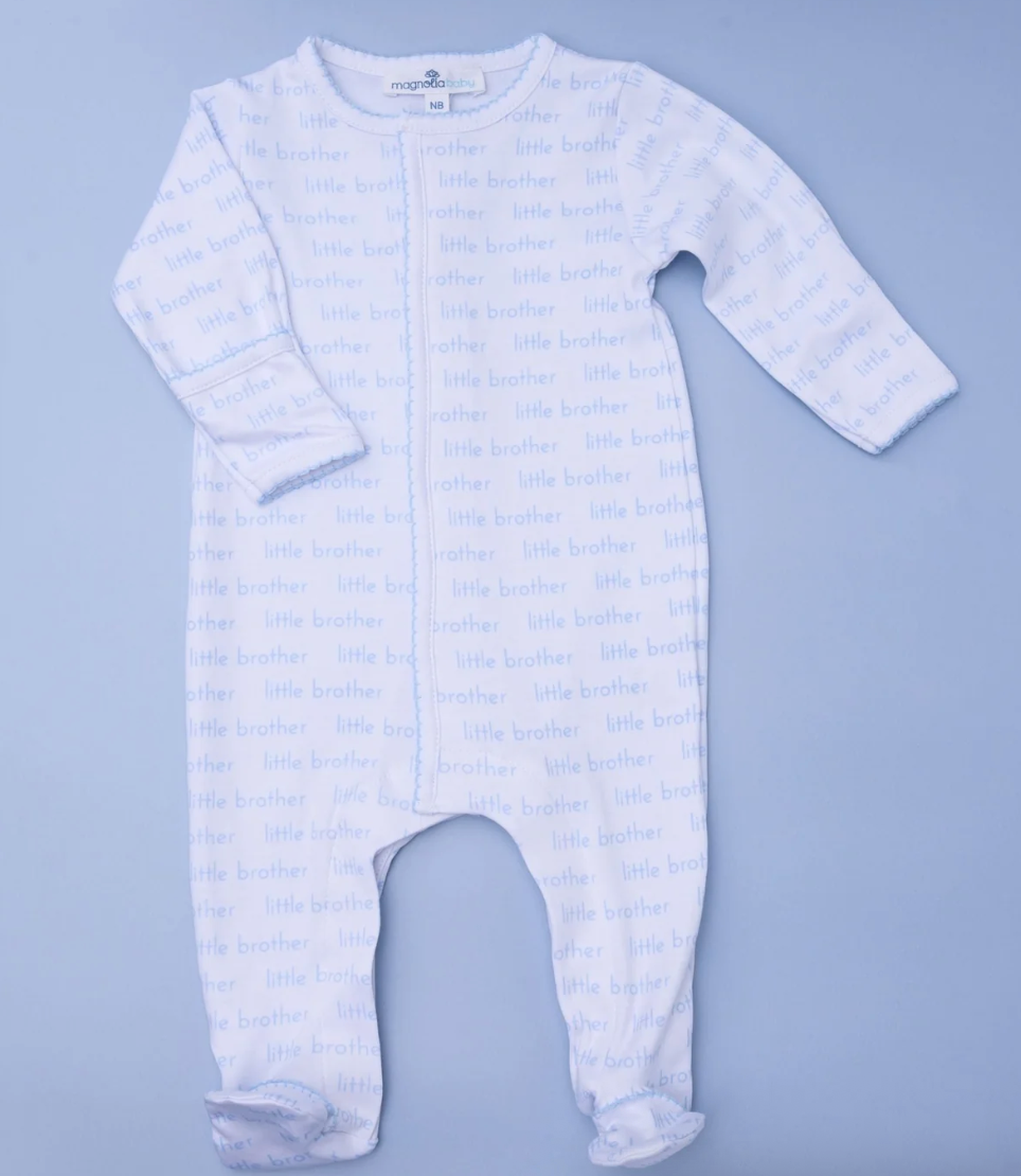 Little Brother Print Footie from Anderson Parker