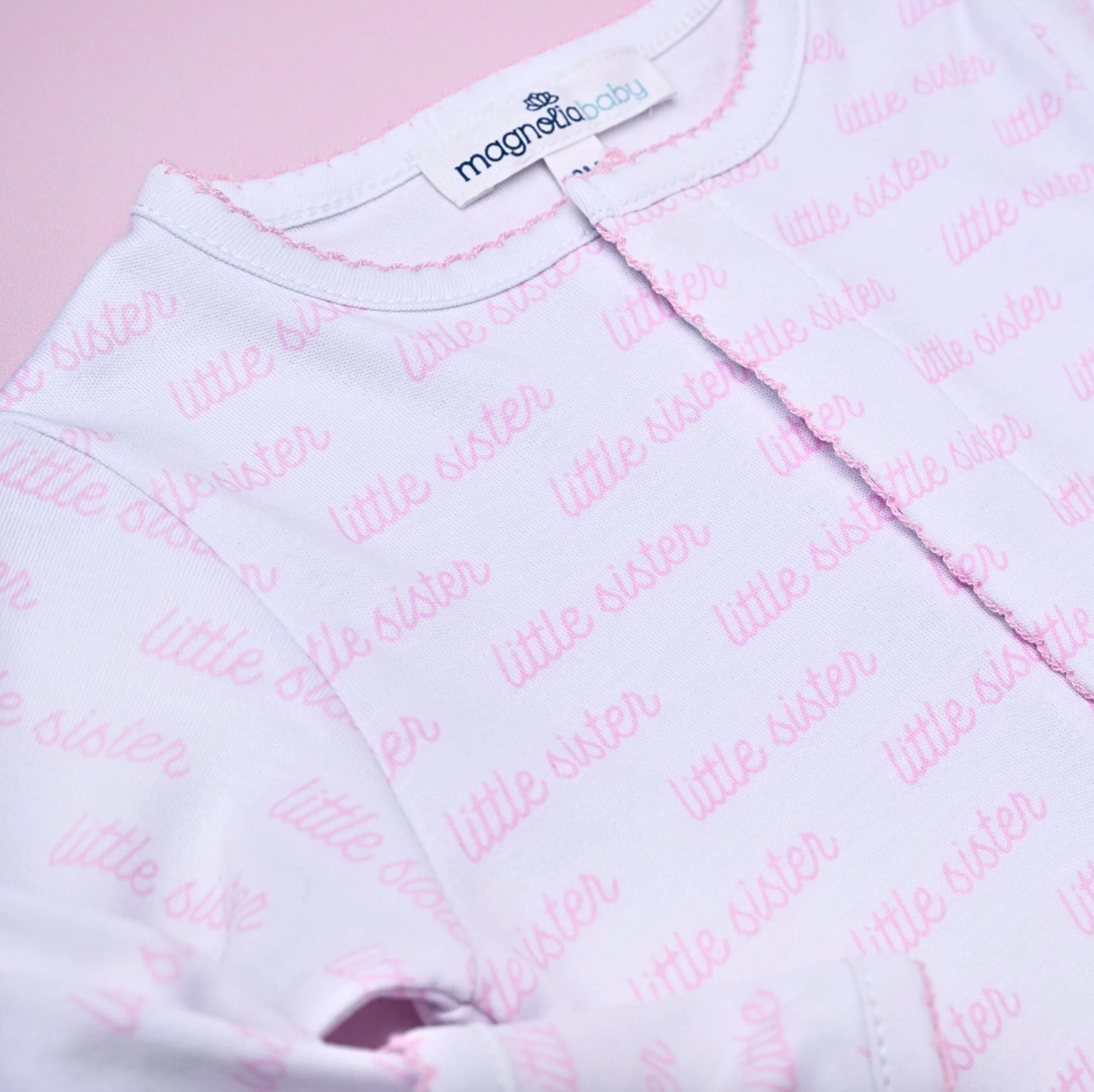 Little Sister Print Footie from Anderson Parker