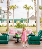 Lizzie's Luxe Leisure Dress - Romany Rose/Palm Beach Pink from Anderson Parker