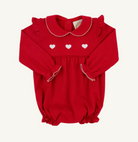 Long Sleeve Biltmore Bubble - Richmond Red/Worth Ave White/Hearts from Anderson Parker