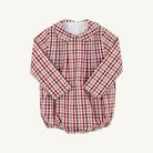 Long Sleeve Boone Bubble - Woven Yarn - Easton Pond Plaid from Anderson Parker