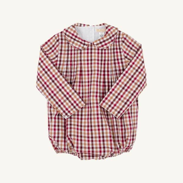 Long Sleeve Boone Bubble - Woven Yarn - Easton Pond Plaid from Anderson Parker
