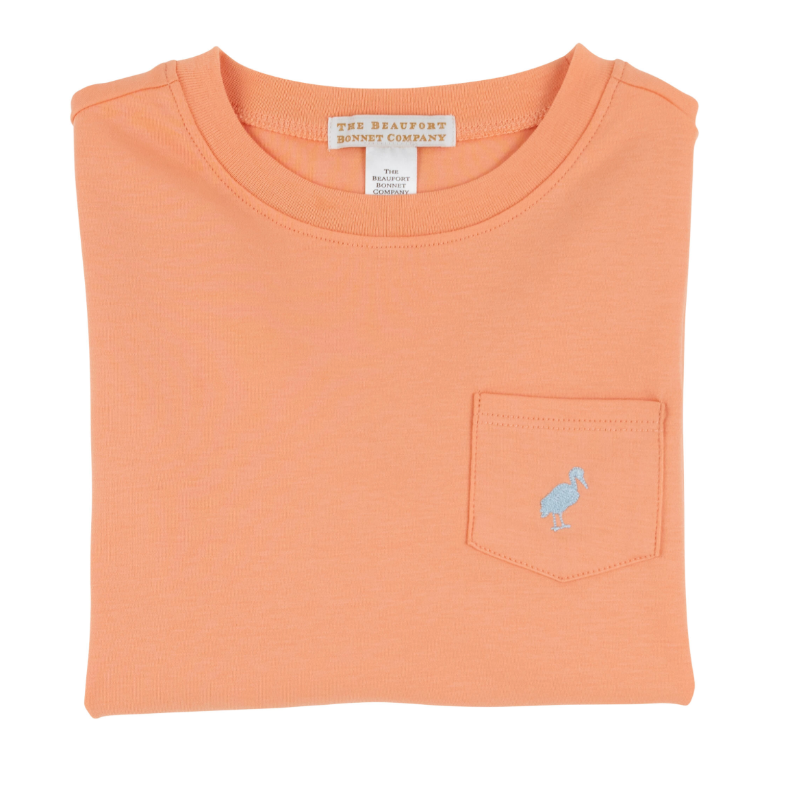 Long Sleeve Carter Crewneck - Seashore Sherbet/Buckhead Blue from Anderson Parker