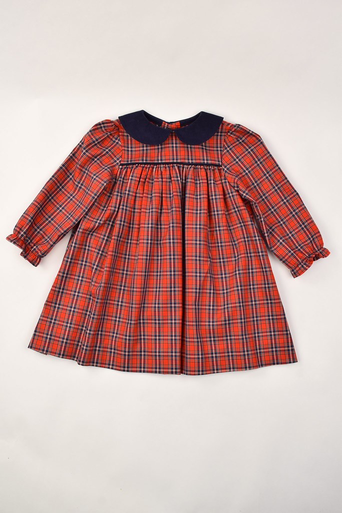 Long Sleeve Dress - Red Plaid from Anderson Parker