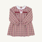Long Sleeve Mary Dal Dress - Easton Pond Plaid/Worth Ave White from Anderson Parker