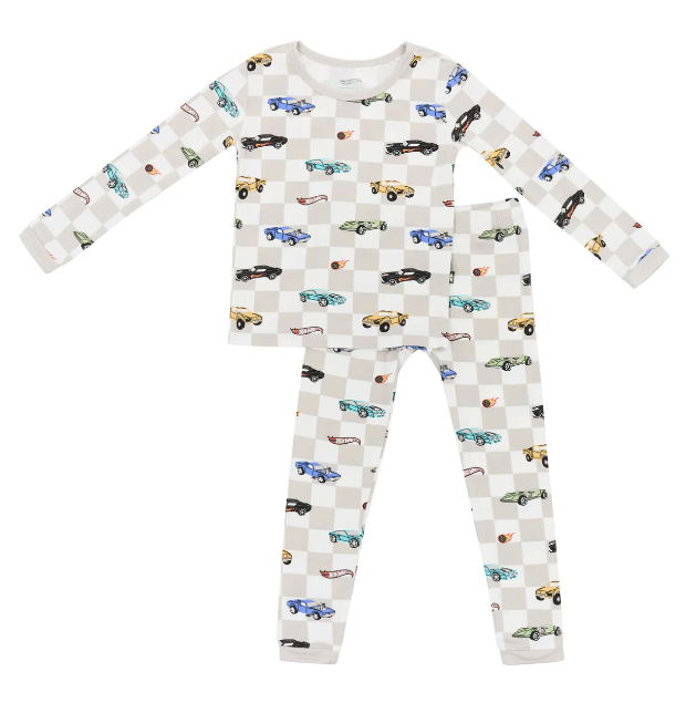Long Sleeve Pajamas in Fast and Fierce from Anderson Parker