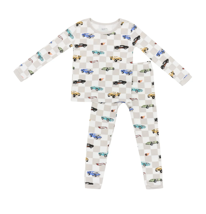 Long Sleeve Pajamas in Fast and Fierce from Anderson Parker