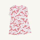 Long Sleeve Polly Play Dress - Heavy Weight - Bonnie Scot Bows/Hamptons Hot Pink from Anderson Parker