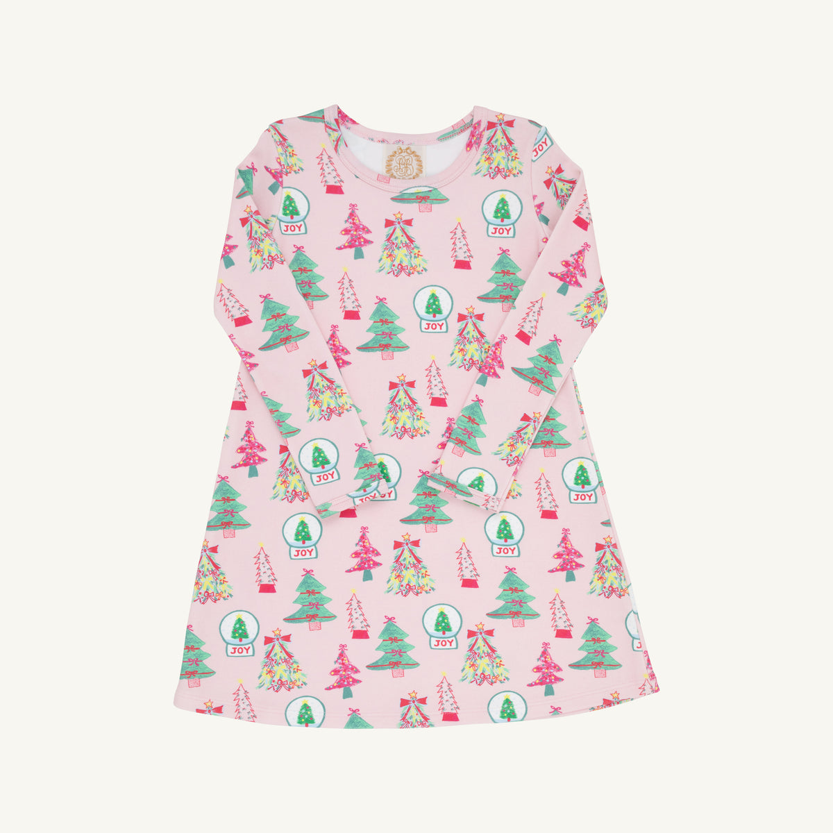 Long Sleeve Polly Play Dress - Heavy Weight - Christmas Coloring Contest from Anderson Parker