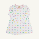 Long Sleeve Polly Play Dress - We Heart You/Palm Beach Pink from Anderson Parker