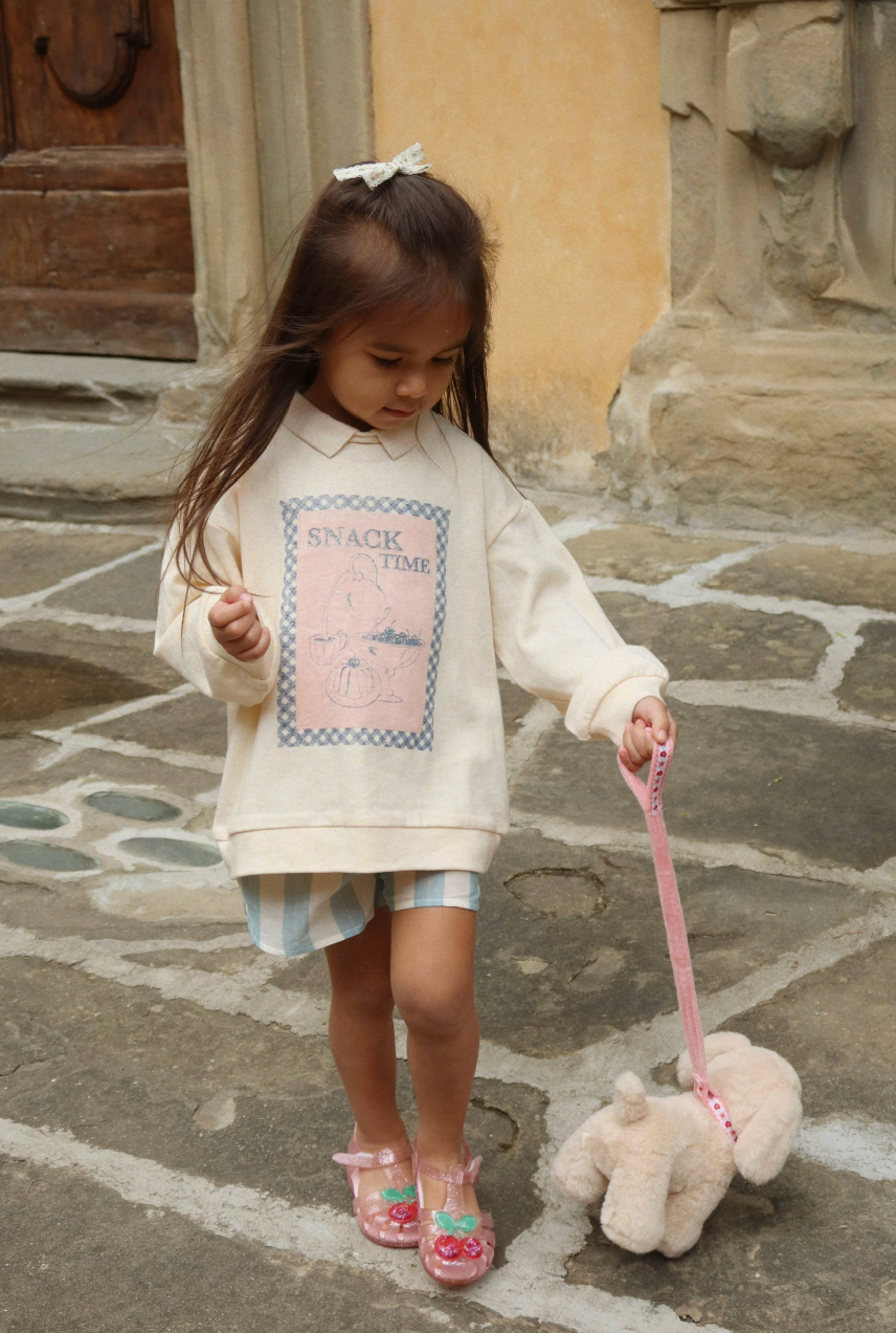 Long Sleeve Polo - Buttercream from Anderson Parker