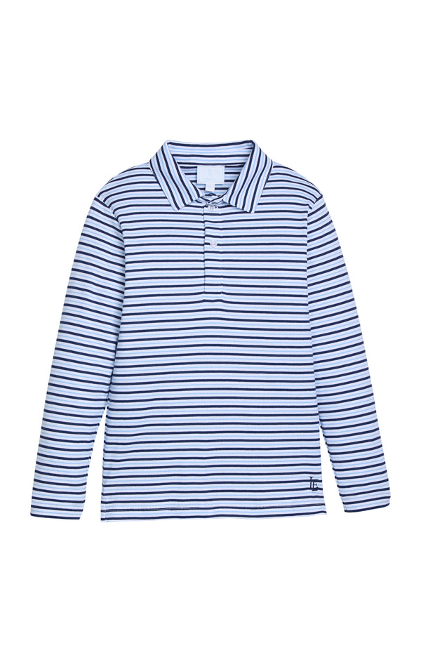 Long Sleeve Polo - Winslow Stripe from Anderson Parker