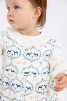 Long Sleeve Ramona Ruffle Shirt - Palmetto Pearl from Anderson Parker
