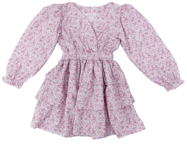 Long Sleeve Tiered Dress from Anderson Parker
