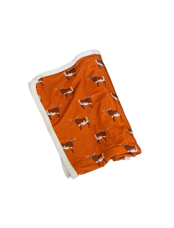 Longhorn Bamboo Swaddle Blanket from Anderson Parker