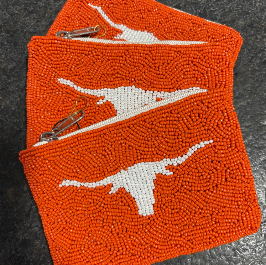 Longhorns Beaded Coin Wallet from Anderson Parker