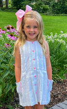 Lottie Dress Spring Seersucker Stripe - Anderson Parker