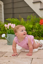 Louis Sunsuit - Red Windowpane from Anderson Parker