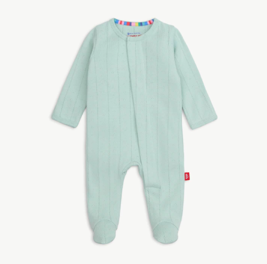 Love Lines Pointelle Footie from Anderson Parker