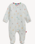 Lullaby Sky Blue Modal Magnetic Footie from Anderson Parker