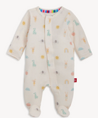 Lullaby Sky Pink Modal Magnetic Footie from Anderson Parker