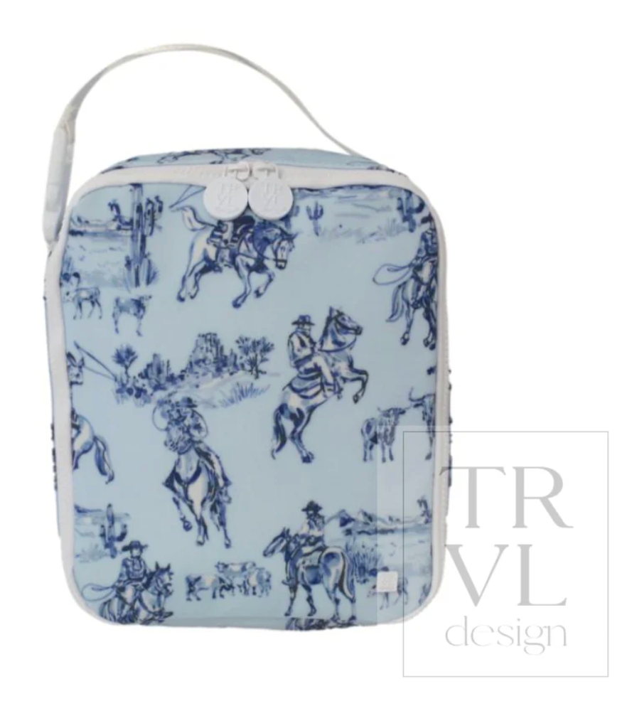 Lunch Box Insulated Bag - Cowboy Toile from Anderson Parker