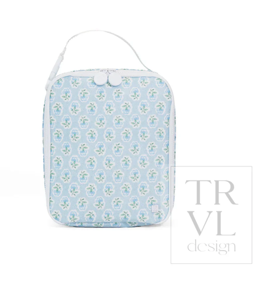 Lunch Box Insulated Bag - Petite Fleur Blue from Anderson Parker