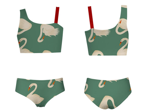 MAREA BIKINI - SWAN LOVE VERDE from Anderson Parker