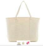 MAXI TOTE - COATED CANVAS Large NATURAL from Anderson Parker