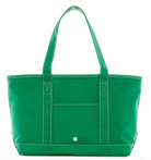 MEDIUM TOTE - COATED CANVAS KELLY GREEN from Anderson Parker