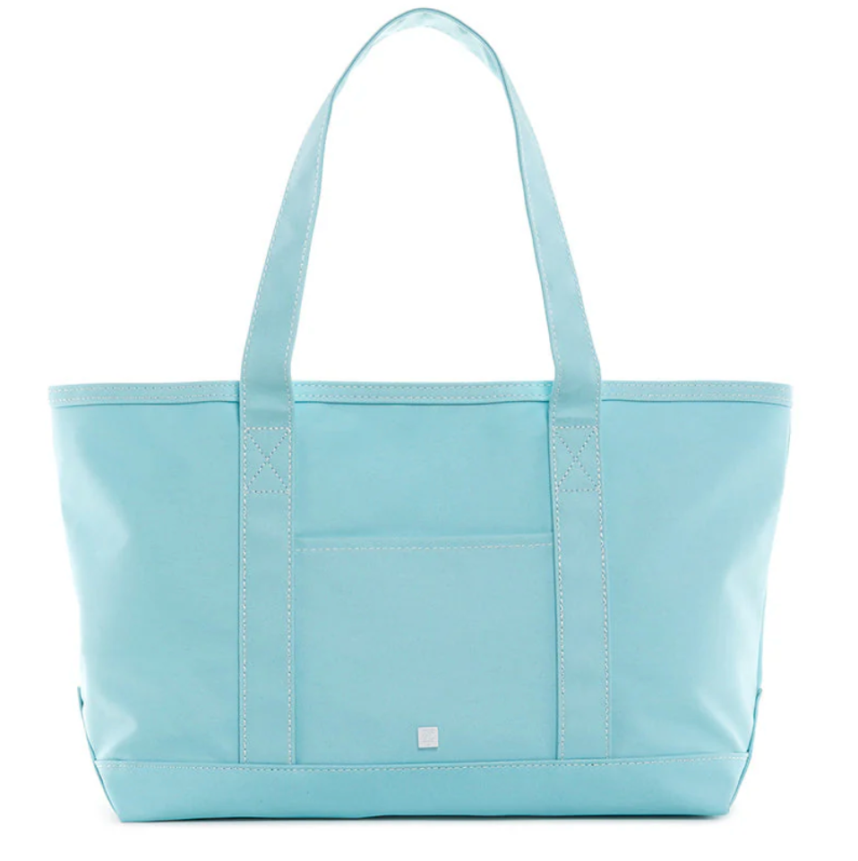 MEDIUM TOTE - COATED CANVAS LAKE BLUE from Anderson Parker
