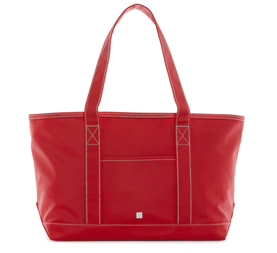 MEDIUM TOTE - COATED CANVAS RED from Anderson Parker