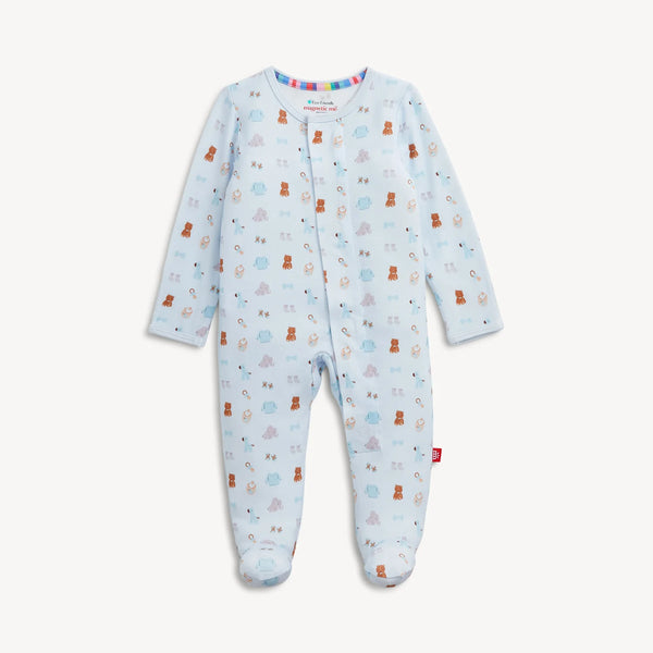 Magnetic Footie - Nursery Nostalgia Blue