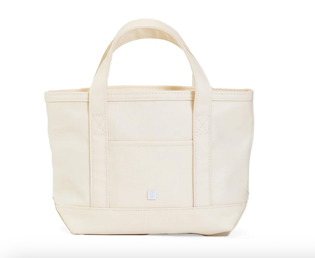 MINI TOTE - COATED CANVAS NATURAL from Anderson Parker