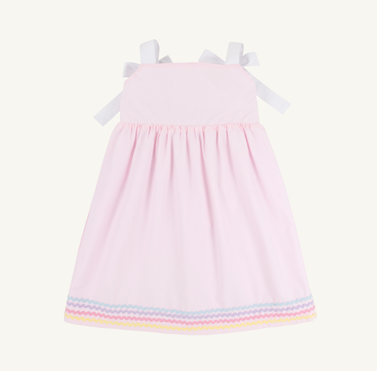 Macie Mini Dress - Palm Beach Pink/Worth Ave White from Anderson Parker