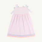 Macie Mini Dress - Palm Beach Pink/Worth Ave White from Anderson Parker