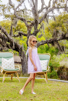 Macie Mini Dress - Palm Beach Pink/Worth Ave White from Anderson Parker