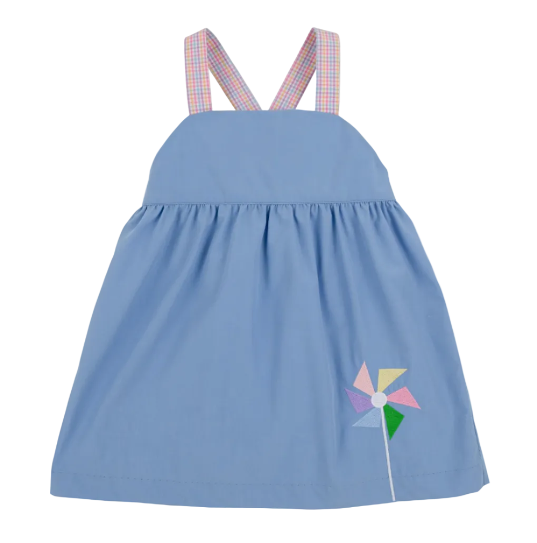 Macy Drew Dress - Broadcloth - Park City Periwinkle/Woodstock Park Plaid from Anderson Parker