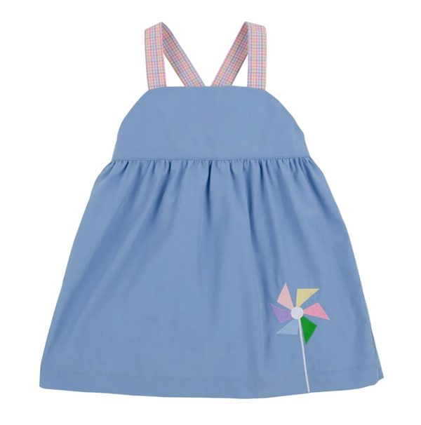 Macy Drew Dress - Broadcloth - Park City Periwinkle/Woodstock Park Plaid from Anderson Parker