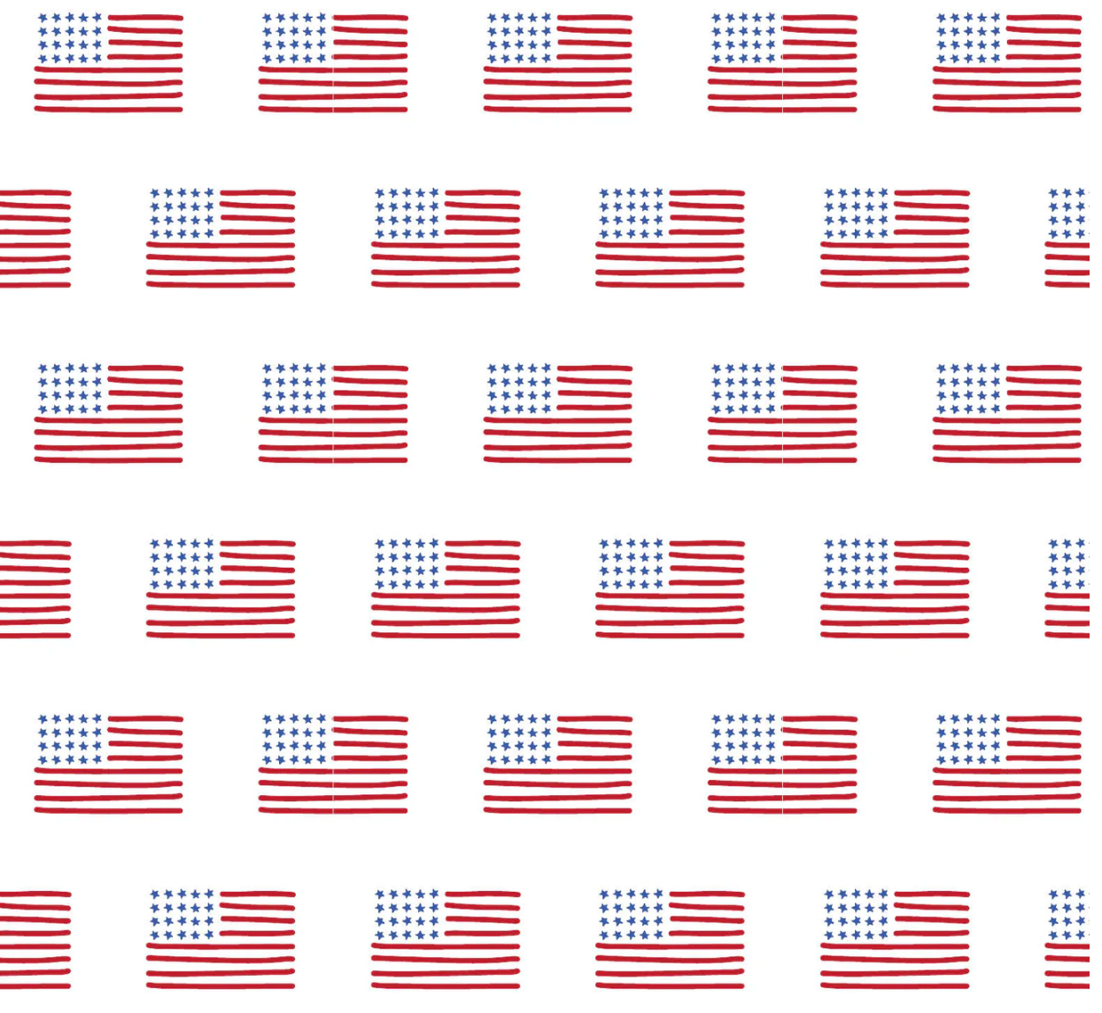 Mae Girls' Bubble - American Flag from Anderson Parker