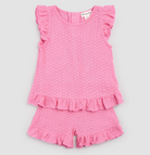 Magenta Ruffled Short Set from Anderson Parker