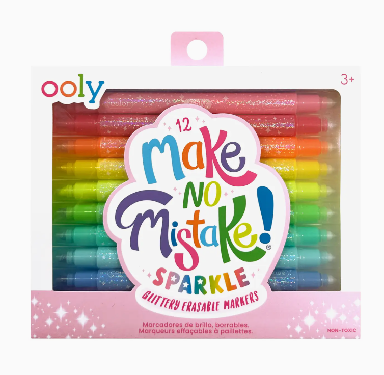 Make No Mistake!: Glittery Erasable Markers from Anderson Parker