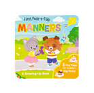 Manners First Peek-A-Flap Interactive Board Book from Anderson Parker