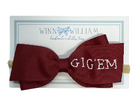 Maroon LOTTIE w/Nylon "GIG 'EM" from Anderson Parker
