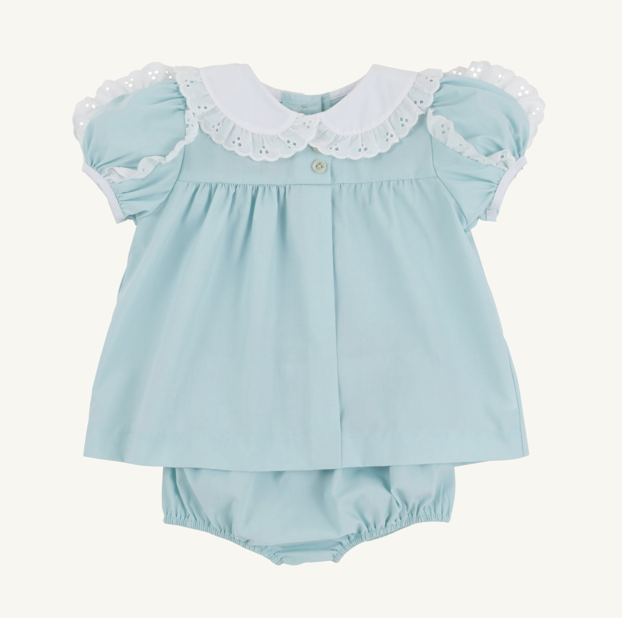 Mary Baker Bloomer Set - Old Greenwich Green/Worth Ave White from Anderson Parker