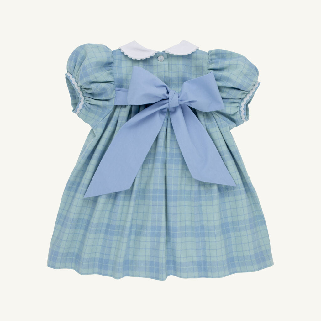 Mary Dal Dress - Woven Yarn - Audubon Park Plaid/Sarasota Sky from Anderson Parker
